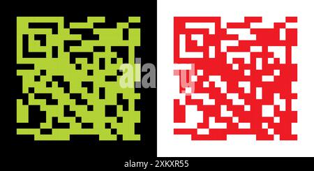Fake QR code scan me vector illustration Stock Vector Image & Art - Alamy