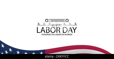 Celebrating the Backbone of America Labor Day and the American Worker Stock Vector