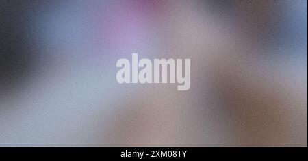 Grainy textured background showing a purple and blue gradient Stock Photo