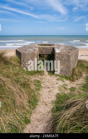 Utah Beach in Normandy, France Stock Photo