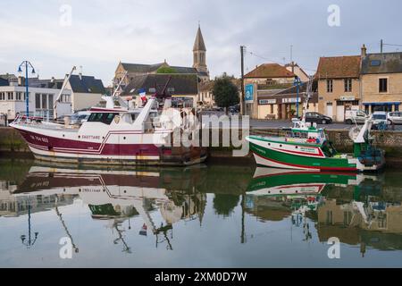 Port-en-Bessin-Huppain, World War II Site in Normandy, France Stock Photo