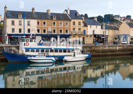 Port-en-Bessin-Huppain, World War II Site in Normandy, France Stock Photo