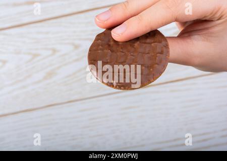 Home made chocolate bars as a background Stock Photo