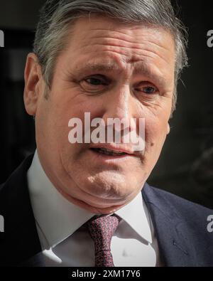 Sir Keir Starmer, QC, MP, British Politician, Prime Minister, exiting the BBC Stock Photo