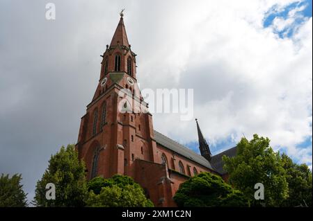 St. Nikolaus parish church in Zwiesel, Lower Bavaria, Germany Stock Photo