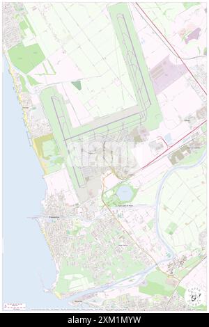 Leonardo da Vinci-Fiumicino Airport, Città metropolitana di Roma Capitale, IT, Italy, Lazio, N 41 47' 36'', N 12 15' 9'', map, Cartascapes Map published in 2024. Explore Cartascapes, a map revealing Earth's diverse landscapes, cultures, and ecosystems. Journey through time and space, discovering the interconnectedness of our planet's past, present, and future. Stock Photo