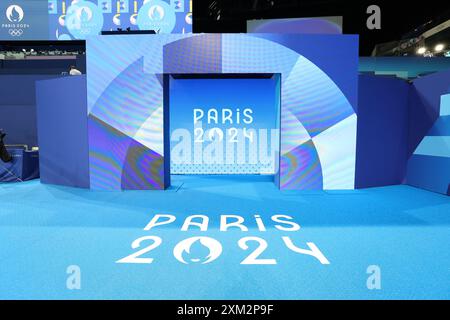 Nanterre, France. 25th July, 2024. General view Swimming : The Paris 2024 Olympic Games at Paris La Defense Arena in Nanterre, France . Credit: Yohei Osada/AFLO SPORT/Alamy Live News Stock Photo