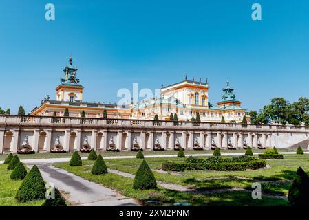 Museum of King Jan III's Palace in Wilanów Stock Photo