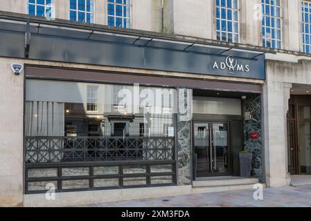 Adams restaurant in Birmingham city centre which holds one michelin star Stock Photo