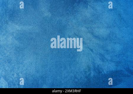 Blue color fabric cloth velvet of carpet texture and textile background Stock Photo
