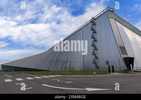 The National Cold War Exhibition hanger at the Royal Air Force Museum, Cosford, Shifnal, Shropshire, England, UKRoyal Air Force Museum Midlands, Cos Stock Photo