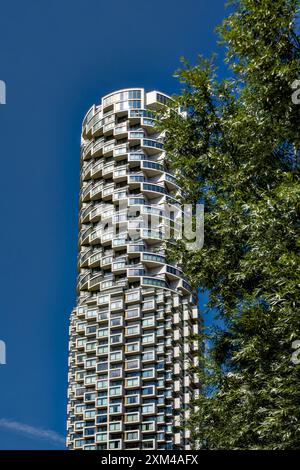 Wood Wharf, Canary Wharf’s New Neighbourhood, Borough Of Tower Hamlets, London, England, U.K. Stock Photo