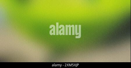 Green and beige gradient background with a grainy textured surface Stock Photo