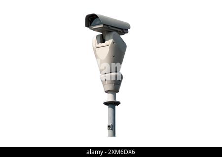 Blank outdoor CCTV security camera Stock Photo