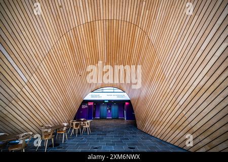 Theater, performing arts and musiv building In Kristiansand, Norway Stock Photo