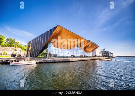 Theater, performing arts and musiv building In Kristiansand, Norway Stock Photo