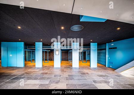 Theater, performing arts and musiv building In Kristiansand, Norway Stock Photo