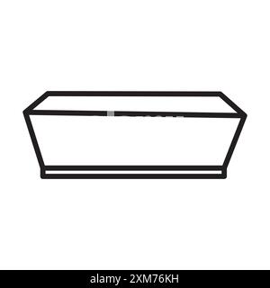 Cold plunge icon Black line art vector in black and white outline set collection sign Stock Vector
