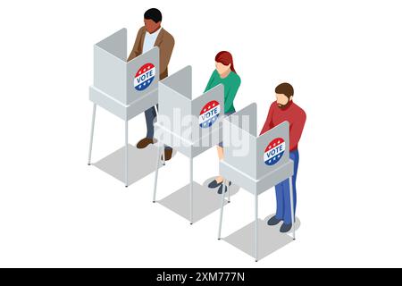 2024 United States of America Presidential Election banner. 2024 United States of America Presidential Election banner. Voting on 2024 presidential Stock Vector