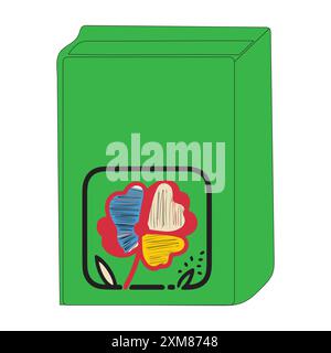 Book paper open or textbook pages with text vector icon flat cartoon illustration isolated on color background clipart, single book Stock Vector
