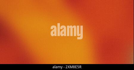Abstract orange yellow gradient background with grainy textured surface Stock Photo