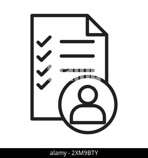 Course completion certificate icon linear logo mark set collection in black and white for web Stock Vector