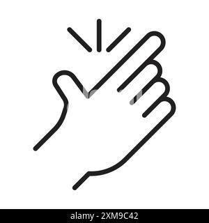 Easy icon linear logo mark set collection in black and white for web Stock Vector