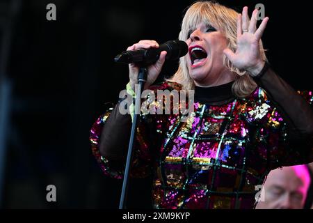 Beauly, Inverness, Scotland. Thursday 26th July, 2024. Toya on stage at the Belladrum Festival. Credit, Brian Anderson. Credit: Brian Anderson/Alamy Live News Stock Photo