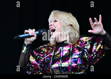 Beauly, Inverness, Scotland. Thursday 26th July, 2024. Toya on stage at the Belladrum Festival. Credit, Brian Anderson. Credit: Brian Anderson/Alamy Live News Stock Photo