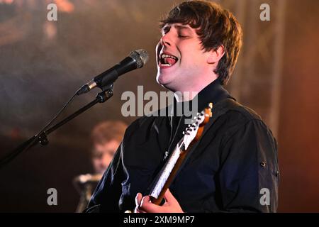 Beauly, Inverness, Scotland. Thursday 26th July, 2024. Jake Bugg performs on the Garden stage at the Belladrum Festival. Credit, Brian Anderson. Credit: Brian Anderson/Alamy Live News Stock Photo