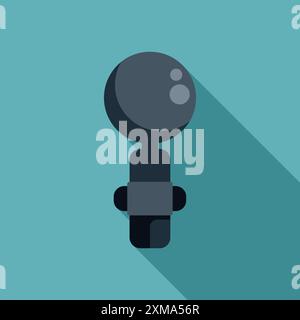 Security camera recording, providing safety and surveillance Stock Vector