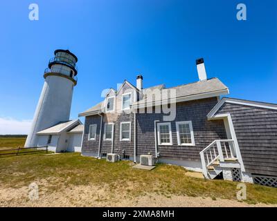 Highland Lighthouse Truro Massachusetts, USA. Photo circa 2024 Stock Photo