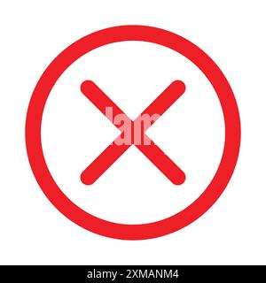 Close button icon linear logo mark set collection in black and white for web Stock Vector