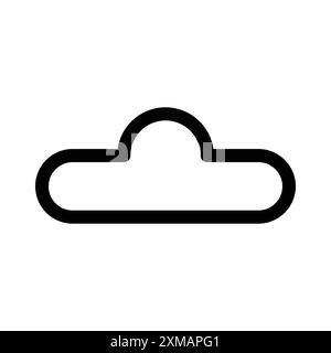 Euro hook icon linear logo mark set collection in black and white for web Stock Vector