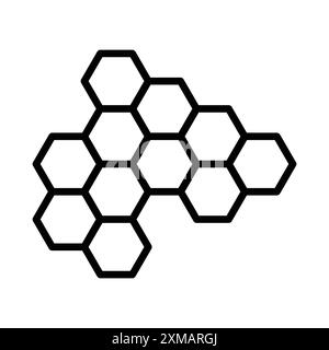 propolis icon linear logo mark set collection in black and white for web Stock Vector
