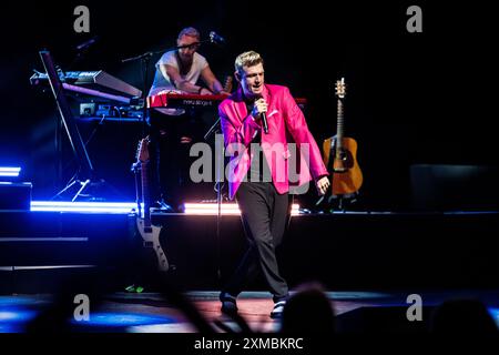 Italy, 25 July 2024 Nick Carter from Backstreet Boys live at TAM - Teatro Arcimboldi Milano - Milan, © Luna La Chimia / Alamy Stock Photo