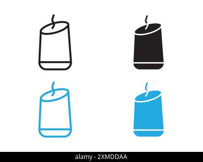 Humidifier icon vector line logo mark or symbol set collection outline style Stock Vector