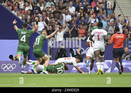 Terry Smirk Rugby Terry Kennedy of Ireland, Rugby Sevens, Men's Placing 5-8 between ...