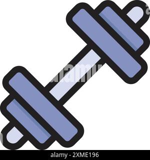 Barbell Icon Stock Vector
