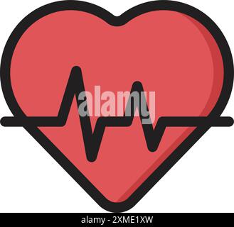 Heart Rate Icon Stock Vector