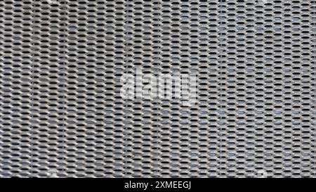 grey metal grid texture useful as a background Stock Photo