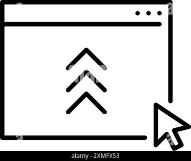Online file share. Website data transfer. Web content distribution, file upload. Pixel perfect vector icon Stock Vector
