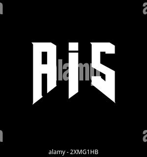 AIS letter logo design for technology company. AIS logo design black ...