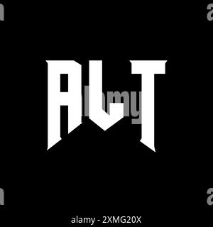 ALT letter logo design for technology company. ALT logo design black ...