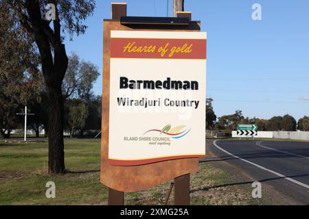 Barmedman, Wiradjuri Country, Bland Shire, NSW, Australia Stock Photo ...
