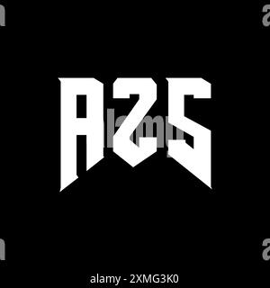 AZS letter logo design for technology company. AZS logo design black ...