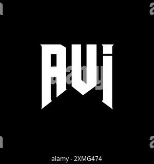 AUI letter logo design for technology company. AUI logo design black ...