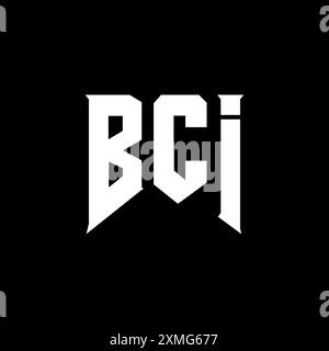 BCI letter logo design for technology company. BCI logo design black ...