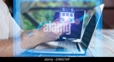 Concept of rising real estate prices, real estate investment Stock Photo