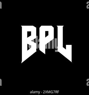 BPL letter logo design for technology company. BPL logo design black ...